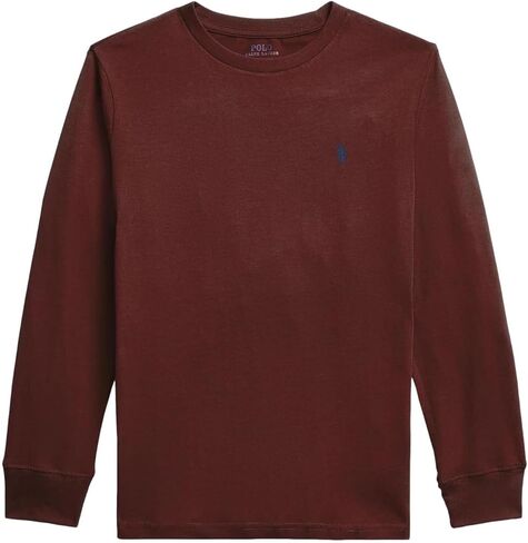 تي شيرت بولو رالف لورين للأولاد من القطن بأكمام طويلة in Kuwait