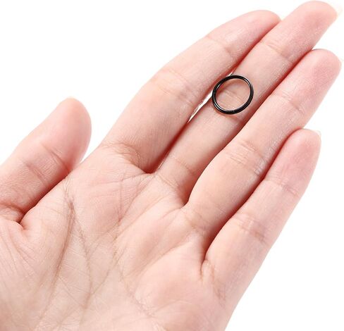 PEAKLINK 18G 16G 316L Surgical Steel Hinged Nose Rings Hoop Seamless Piercing Rings for Nose Conch Septum Cartilage Helix Tragus Rook Daith Lobe Piercing Jewelry in Saudi Arabia