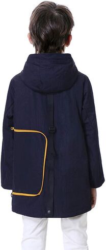 KID1234 Rain Jacket For Boys Lightweight Quick Dry Waterproof Hooded Raincoat in Kuwait