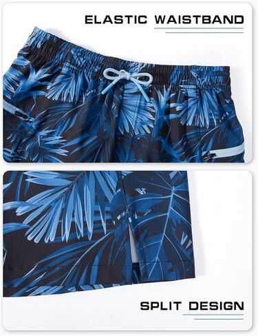APTRO Men's Swim Trunks with Compression Liner 9" Board Shorts with Zipper Pocket Bathing Suit Swimwear in Saudi Arabia