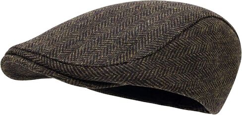 STARANCE Men's Flat Cap Wool Tweed Driving Cap Irish Newsboy Hat in Saudi Arabia
