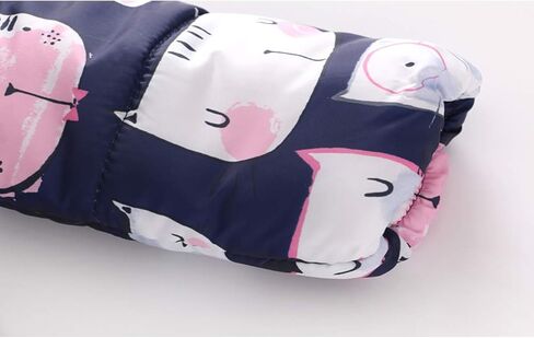 معاطف شتوية UWBACK للفتيات بغطاء للرأس مقاومة للماء ومطبوعة بالزهور للأطفال الصغار سترة ثلج دافئة in Kuwait