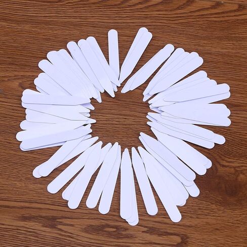 TOYANDONA Shirt Collar Band Collar Stiffener 200Pcs Plastic Collar Stays Collar Bones White Collar Stiffeners Support for Men Shirt Dressing 3 Different Sizes Plastic Collar Stay Collar Strip in Saudi Arabia