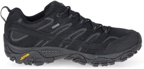 Merrell Men's Moab 2 GTX Low Rise Hiking Boots, Blackout, 10.5 in Saudi Arabia