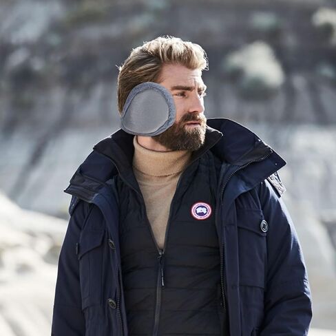 LiuSuper الشتاء الأذن يفشل للرجال والنساء طوي الصوف معطف شتوي خلف الرأس غطاء للأذنين للجنسين في الهواء الطلق غطاء للأذن in Kuwait