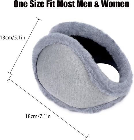 LiuSuper الشتاء الأذن يفشل للرجال والنساء طوي الصوف معطف شتوي خلف الرأس غطاء للأذنين للجنسين في الهواء الطلق غطاء للأذن in Kuwait