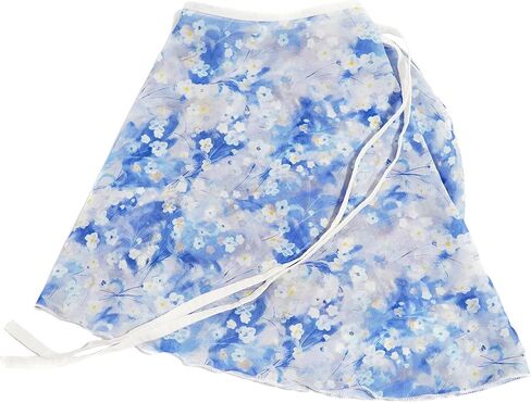 DanceForma Flowers Pattern Ballet Chiffon Wrap Skirts Skwodico WSK2212 in Saudi Arabia