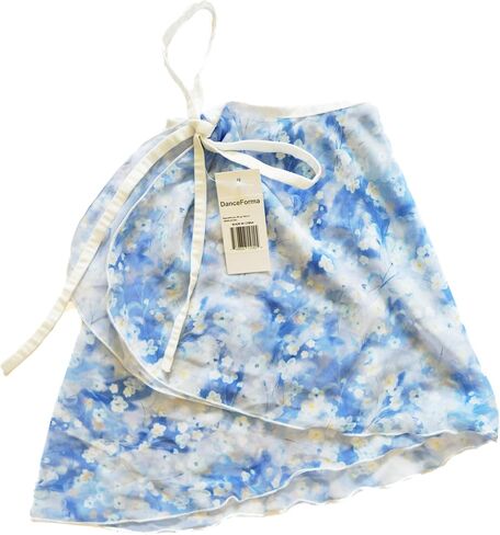 DanceForma Flowers Pattern Ballet Chiffon Wrap Skirts Skwodico WSK2212 in Saudi Arabia