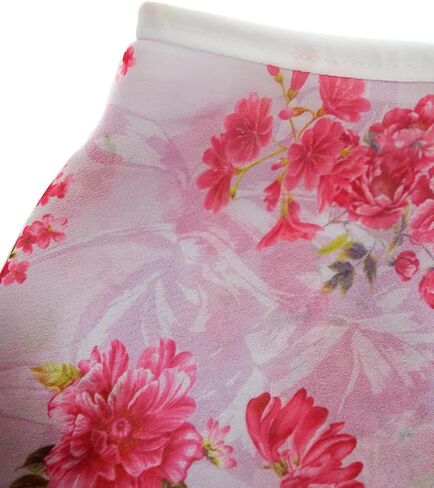 DanceForma Flowers Pattern Ballet Chiffon Wrap Skirts Skwodico WSK2212 in Saudi Arabia