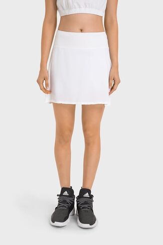 altiland Pleated Tennis Skirts for Women Built in Shorts, Cool Feeling Athletic Golf Running Skorts with Pockets in Saudi Arabia