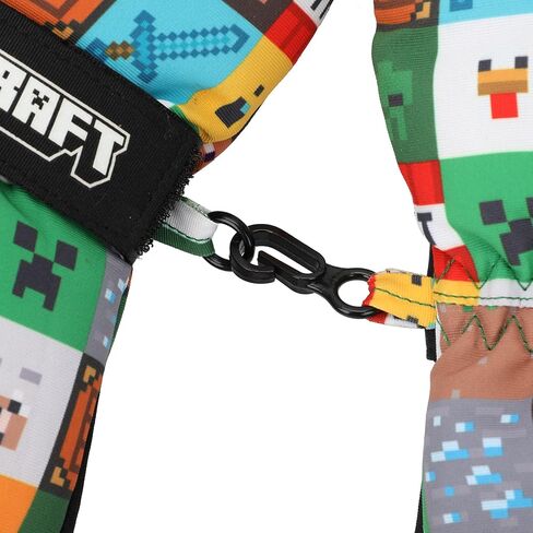 Minecraft Icons All-Over Print Youth Ski Gloves with Sure Grip Liners in Saudi Arabia