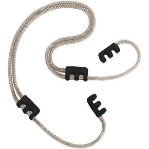 سلسلة نظارات Craighill - حزام حامل النظارات الشمسية قابل للتعديل - كرواكيز من الفولاذ المقاوم للصدأ باللون الأسود للنساء والرجال in Kuwait