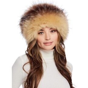 Fabulous-Furs Donna Salyers Tawny Fox Faux Fur Russian Style Hat