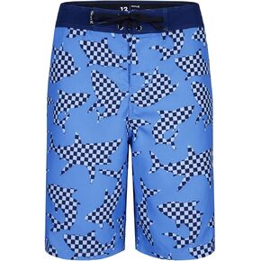 Hurley Boy's Checkered Shark Boardshorts (Big Kids)
