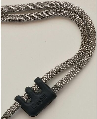 سلسلة نظارات Craighill - حزام حامل النظارات الشمسية قابل للتعديل - كرواكيز من الفولاذ المقاوم للصدأ باللون الأسود للنساء والرجال in Kuwait