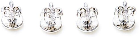 زوج من أزرار الأكمام من MRCUFF Fleur De Lis في علبة هدايا العرض التقديمي وقماش التلميع... in Saudi Arabia