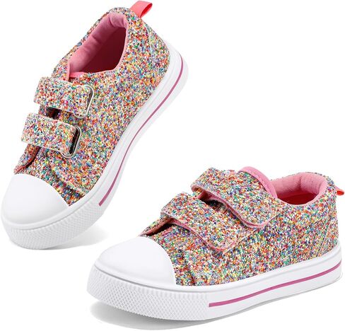 K KomForme Toddler Sneakers Girls Shoes with Dual Hook and Loops | Comfortable, Lightweight in Saudi Arabia
