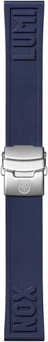 Luminox Mens Black Rubber Cut-To-Fit Watch Strap in Kuwait