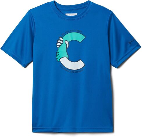 Columbia Boys' Grizzly Ridge Short Sleeve Graphic Shirt in Saudi Arabia