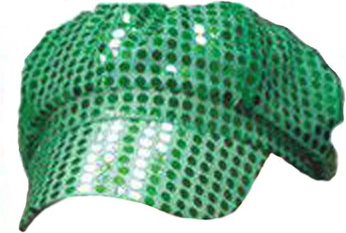 Green Sequin Newsboy Cap St. Patricks Day Hat in Saudi Arabia