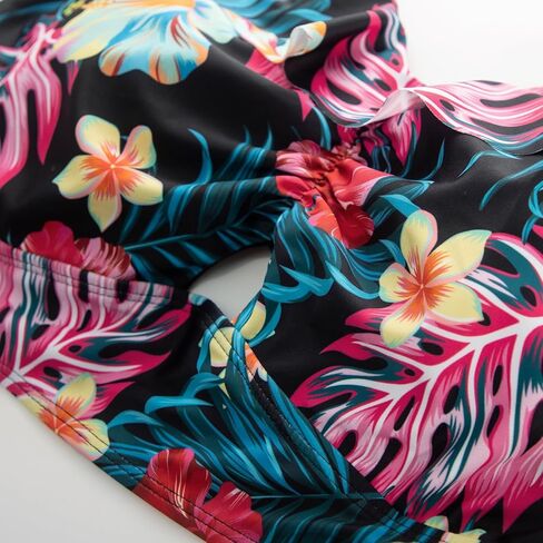 KIMCURVY Women's Plus Size Bikinis Two Pieces Swimsuits Ruffle V Neck Bathing Suit with Tummy Control Bottom in Kuwait