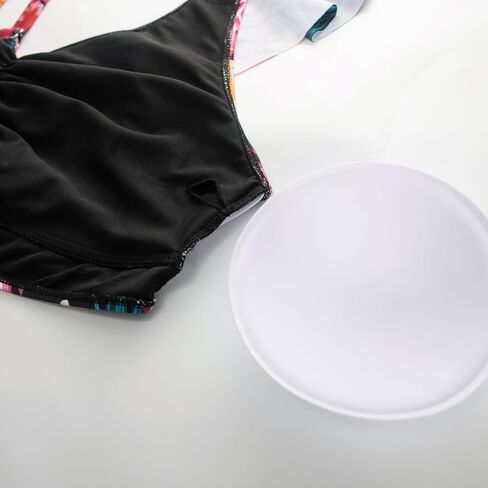 KIMCURVY Women's Plus Size Bikinis Two Pieces Swimsuits Ruffle V Neck Bathing Suit with Tummy Control Bottom in Kuwait