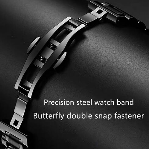 Nixiamy Stainless Steel Watch Bands Universal Metal Replacement Watch Straps for Men Women with Straight & Curved End 6 Sizes(16mm-22mm) 4 Colors(Gold,Sliver,Black,Gold-Silver Two Tone) in Saudi Arabia