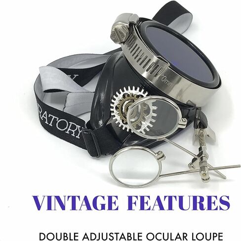 UMBRELLALABORATORY FUN Steampunk Eyewear Monocle Goggles/Rave Glasses Victorian Pirate eyepatch BBB in Saudi Arabia
