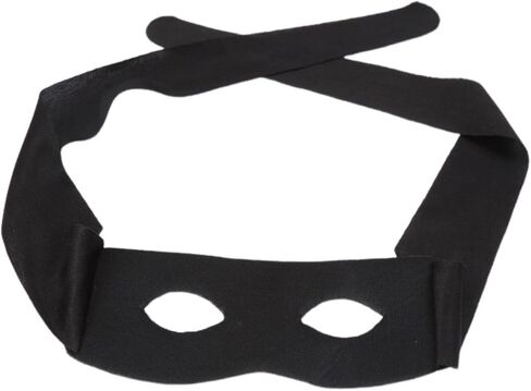 WINBOB Eye Mask Highwayman Robber Fancy Dress Black Bandit Thief Costume Mask in Kuwait