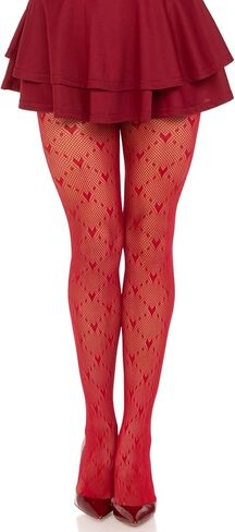 جوارب طويلة شبكية للسيدات من Leg Avenue Love Struck Heart in Saudi Arabia