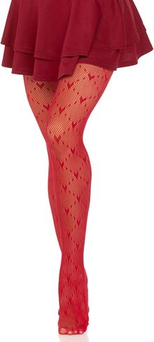جوارب طويلة شبكية للسيدات من Leg Avenue Love Struck Heart in Saudi Arabia