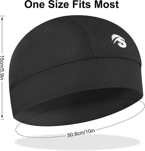 Seektop 2 Pack Skull Cap Helmet Liner for Men, Cycling Running Sweat Wicking Skullcap Beanie, Fits Under Helmets in Kuwait
