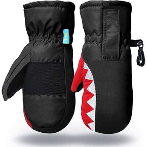 قفازات 7-مي للأطفال والرضع سهلة الارتداء قفازات تزلج رياضية دافئة للشتاء لعمر 3-7 سنوات in Kuwait