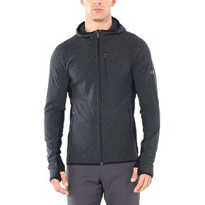 سترة Icebreaker Merino للرجال بأكمام طويلة وسحاب كامل