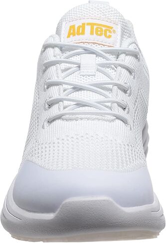 AdTec-Lite Lightweight Non Slip Women’s Sneakers, Lace Up and Breathable Mesh Work Shoe for Women, Pink in Kuwait