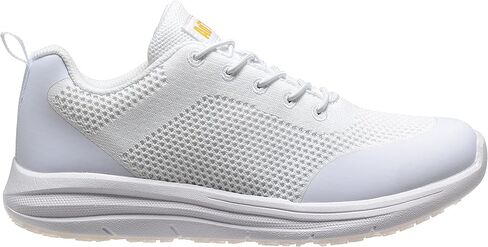 AdTec-Lite Lightweight Non Slip Women’s Sneakers, Lace Up and Breathable Mesh Work Shoe for Women, Pink in Kuwait