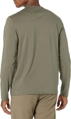 Vince mens L/S Pima Henley Shirt in Saudi Arabia