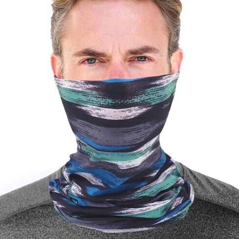 قناع وجه للصيد من الشمس للحماية من الأشعة فوق البنفسجية للرجال والنساء - قناع للرقبة على شكل أنبوب تبريد مائي للصيد والدراجات النارية وركوب الدراجات في الصيف - درع الرياح من الغبار سريع الجفاف وملمس ناعم للغاية in Kuwait