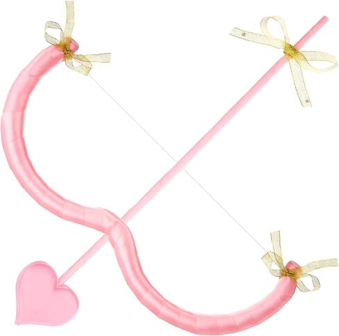 Leitee Valentine's Day Cupid Bow and Arrow Cupid Accessories Heart Shape Bow Knot Cupid Valentine's Day Costume in Saudi Arabia