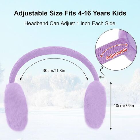 ACTLATI Kids متماسكة يونيكورن غطاء للأذنين والقفازات مجموعة الفتيات أفخم الأذن يفشل الشتاء في الهواء الطلق تدفئة الأذن والقفازات مجموعة in Kuwait