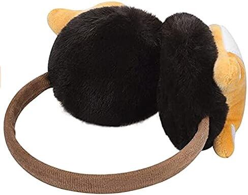 Kids Earmuffs Fox Pattern Ear Warmers Plush Cartoon Ear Protector Fluffy Plush Ear Cover Winter Warm Earmuffs (3-8Y) in Saudi Arabia