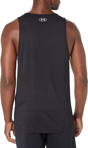 Under Armour men's tech tank printed in Saudi Arabia