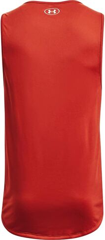 Under Armour men's tech tank printed in Saudi Arabia