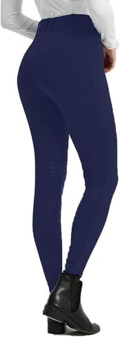 TrustRider Women's Riding Tights Knee-Patch Breeches Equestrian Horse Riding Pants Schooling Tights Legging in Saudi Arabia