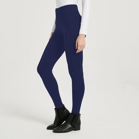 TrustRider Women's Riding Tights Knee-Patch Breeches Equestrian Horse Riding Pants Schooling Tights Legging in Saudi Arabia