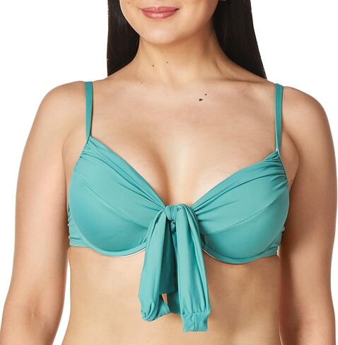 La Blanca Women's Island Goddess Wrap Underwire Push Up Swimsuit Top in Kuwait