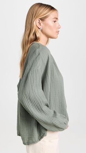 قميص الشاطئ الشاعري للسيدات من 9seed in Kuwait