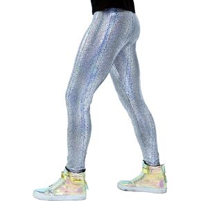 Revoler Fashion/Funstigators Festival Clothing: Men's Animal Print Costume or Rave Gear Leggings - Made in USA in Saudi Arabia