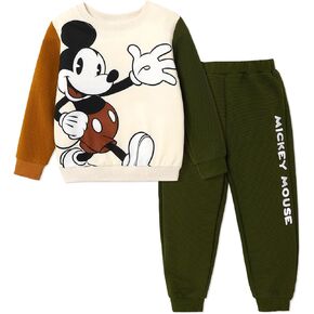 Disney Mickey and Friends Toddler Outfits Boys Long-sleeve Top and Pants Sets 2-6 Years in Saudi Arabia