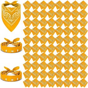 Breathffy 80 Pieces Paisley Bandanas Bulk Cowboy Bandanas Novelty Headband Square Scarf for Women Men Party Costume in Saudi Arabia